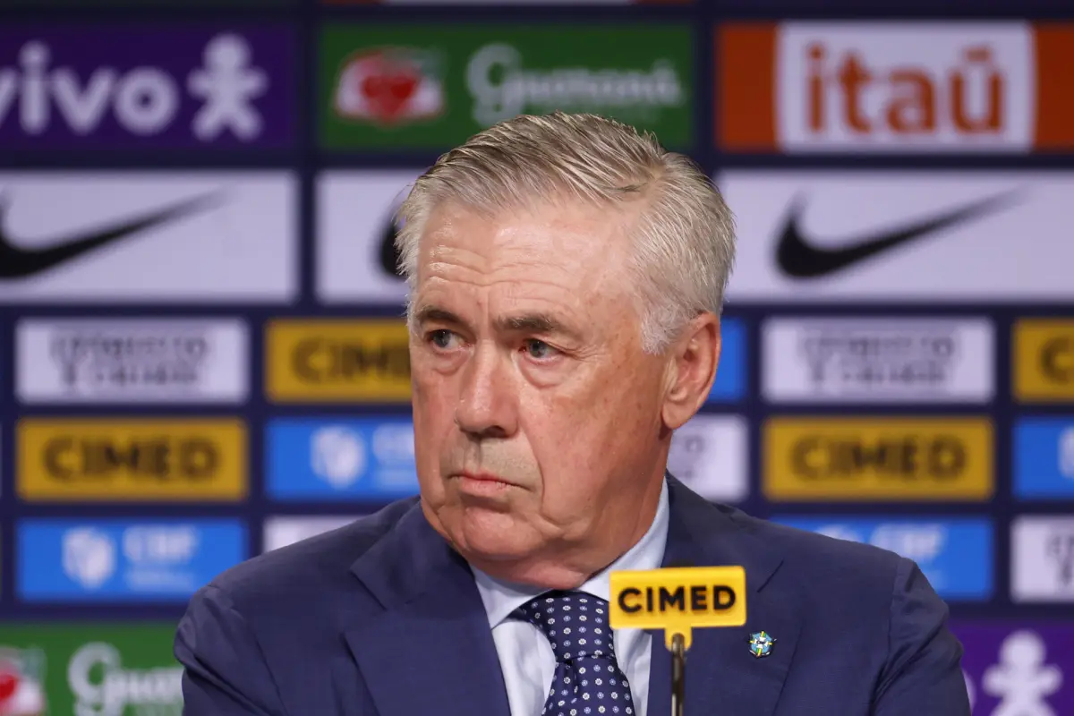 Carlo Ancelotti fue presentado como nuevo seleccionador de Brasil - EFE