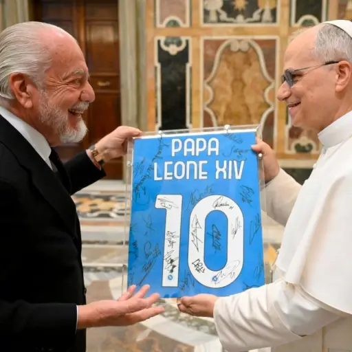 El Papa León XIV recibe al Napoli tras conquistar la Serie A - Vatican News