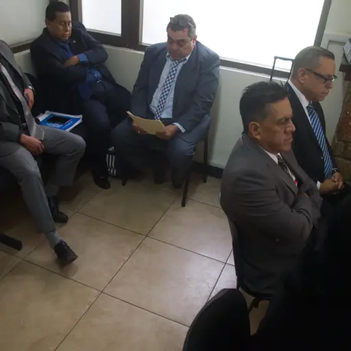Los jueces se presentaron a una audiencia Junta Disciplinaria del Organismo Judicial. ,Foto Omar Solís