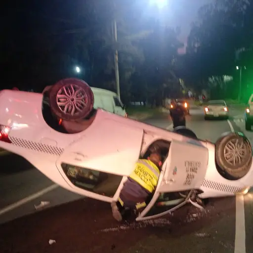 Uno de los accidentes mortales ocurrió en el bulevar San Cristóbal. ,Redes sociales.