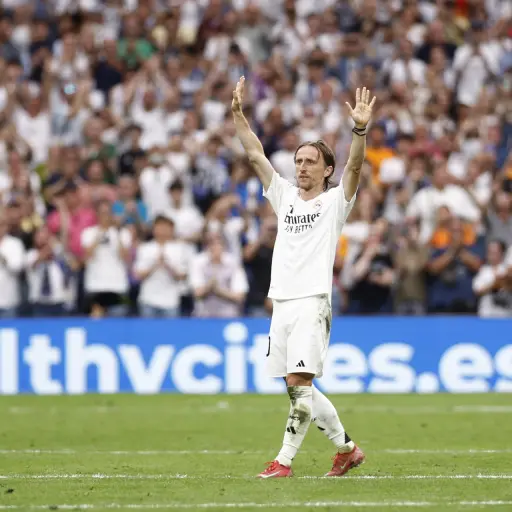 Luka Modric disputó su último partido en el Santiago Bernabéu - EFE