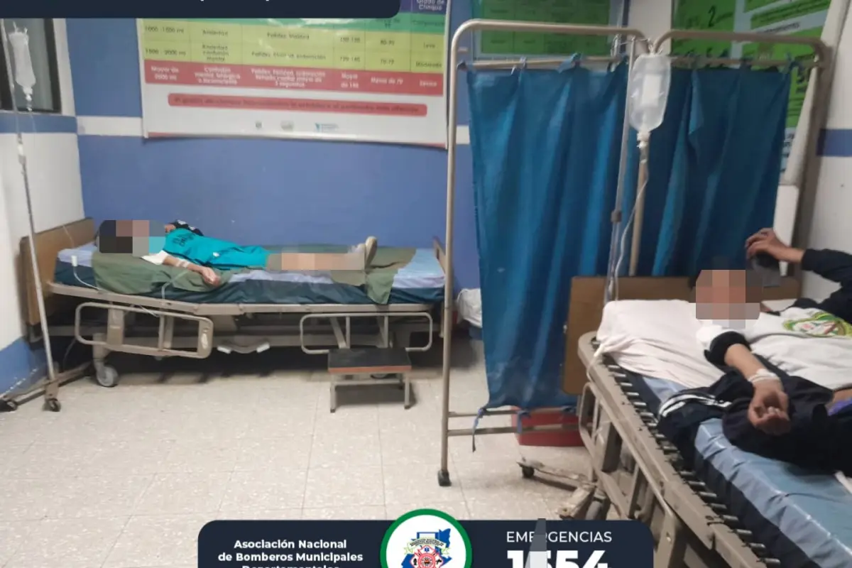 Los afectados fueron atendidos en diferentes centros asistenciales., Bomberos Municipales Departamentales