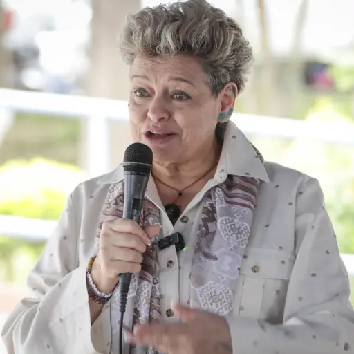 La primera dama de la nación, Lucrecia Peinado, participa en una actividad pública. ,de archivo: Gobierno