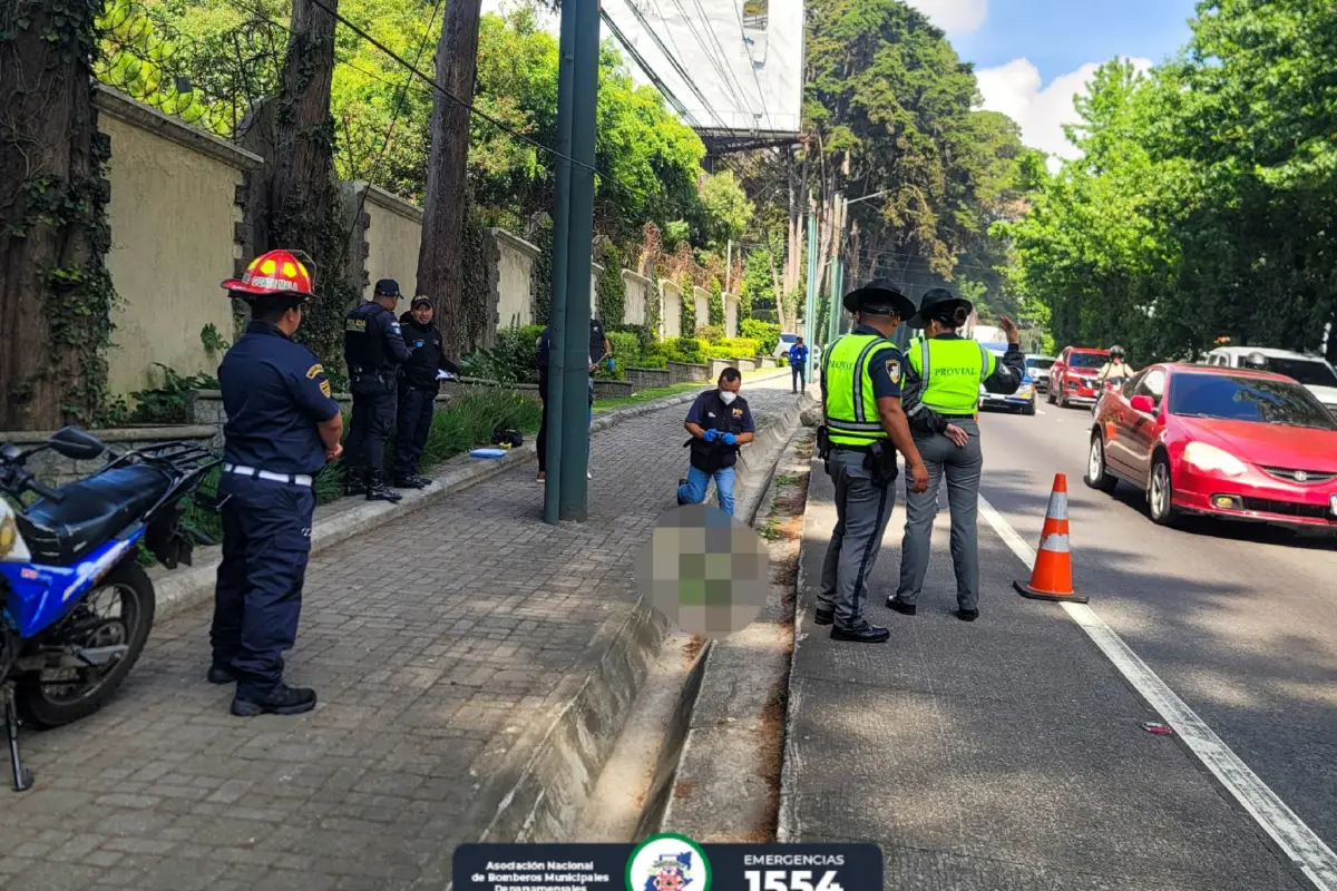 En Sacatepéquez fue hallada una cabeza humana abandonada en la vía pública., Bomberos Municipales Departamentales