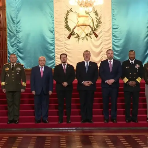 Acto de firma de la Carta de Aceptación de la Modernización de Puerto Quetzal ,Captura de pantalla