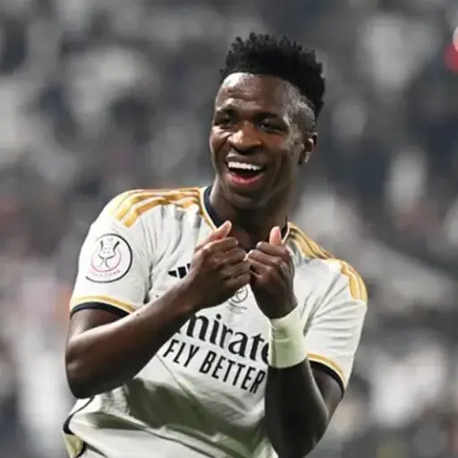 Vinícius Jr. durante una celebración de gol en La Liga 