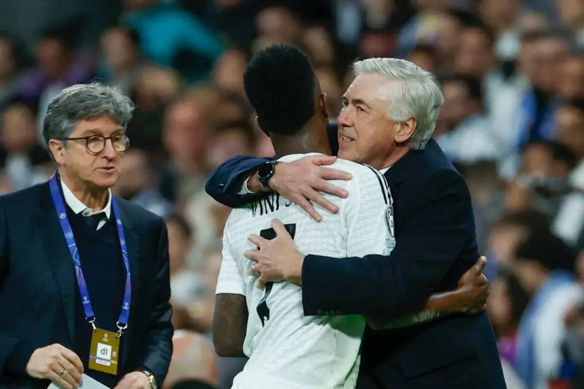 Vinícius dedicó emotiva carta a Carlo Ancelotti 