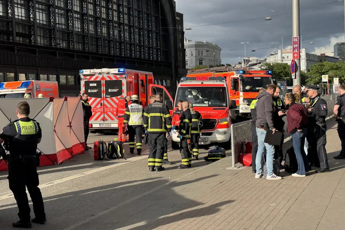Ataque con cuchillo en Hamburgo, Alemania, EFE