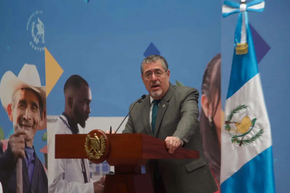 El presidente Bernardo Arévalo se refirió a la situación de la justicia en Guatemala., Omar Solís/Emisoras Unidas