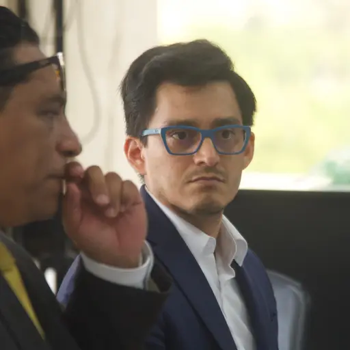 El exdirector de Informática del TSE, Jorge Santos, durante la audiencia. ,Omar Solís/Emisoras Unidas