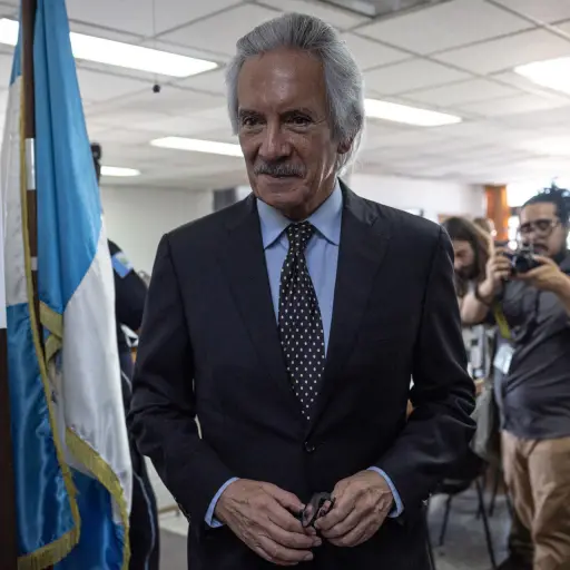 El periodista guatemalteco José Rubén Zamora Marroquín , EFE/David Toro Escobar