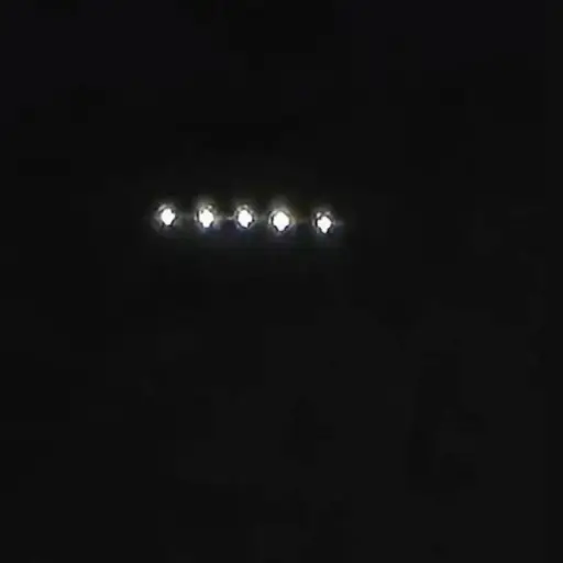  Avistamiento de luces en el cielo. ,Captura de pantalla video Instagram.