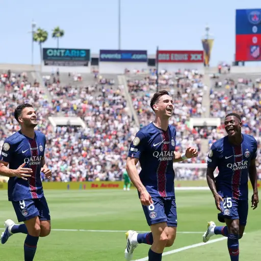 Celebración del PSG ante el Atlético de Madrid - instagram @psg