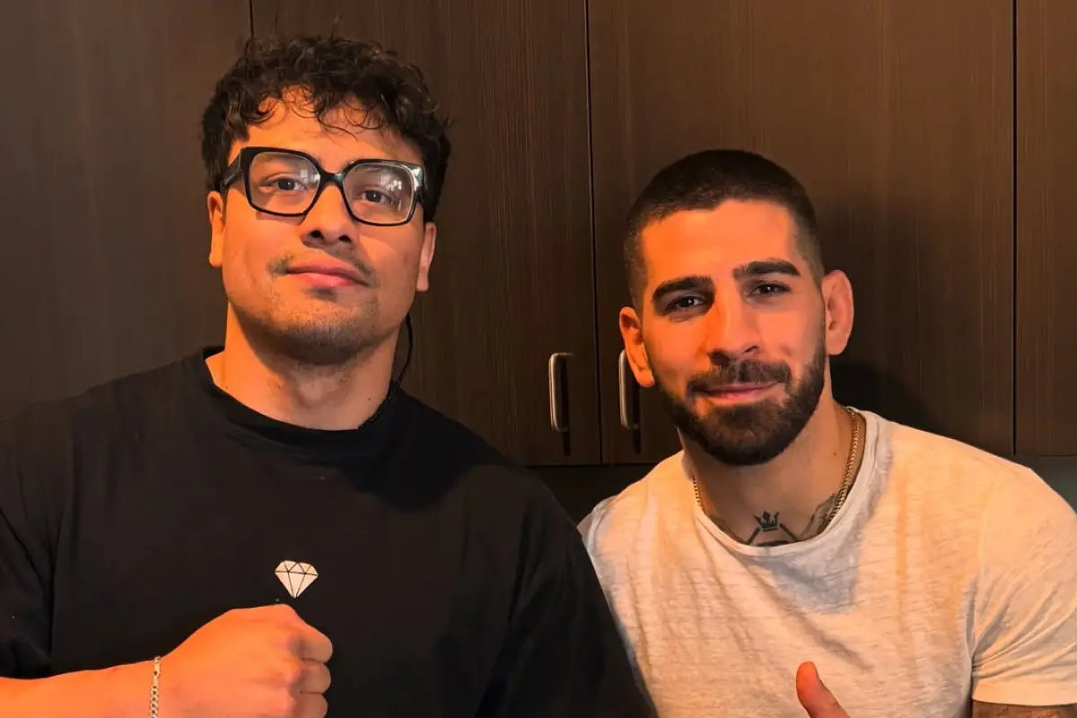 Lester Martínez y su encuentro con el campeón de UFC Ilia Topuria - instagram @lesternormandy