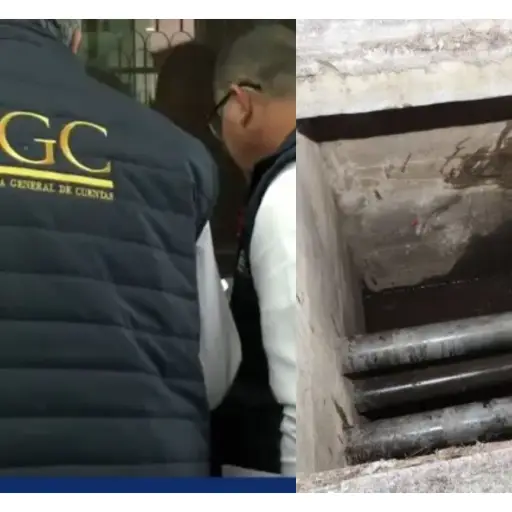 Personal de la Contraloría General de Cuentas verifica situación en el aeropuerto La Aurora. ,