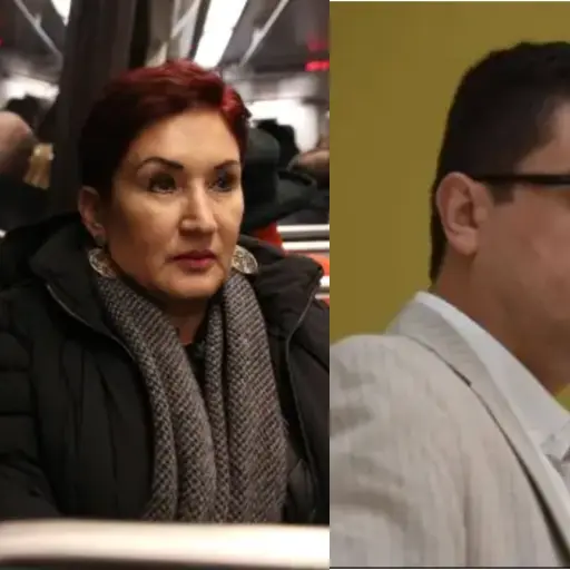 Los exfiscales Thelma Aldana y Juan Francisco Sandoval. ,