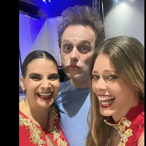 Natalia Ramírez, Eric Frías y Lorna Cepeda ,Redes sociales