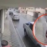 Se disfraza de obrero para cometer un asesinato. ,Captura de pantalla video X.