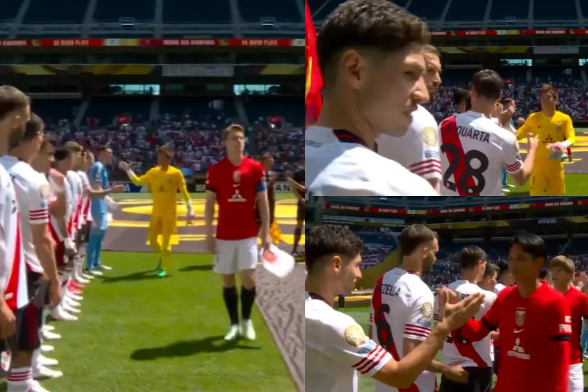 Jugadores de River Plate se sorprenden por actitud del capitán del Urawa