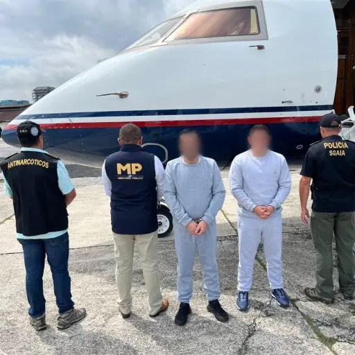 Los presuntos narcotraficantes alias 