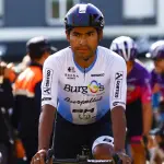 Sergio Chumil durante una competencia internacional 