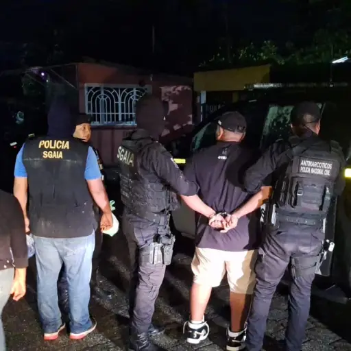 Los detenidos fueron llevados a distintos juzgados para conocer los motivos de su detención. ,PNC de Guatemala.