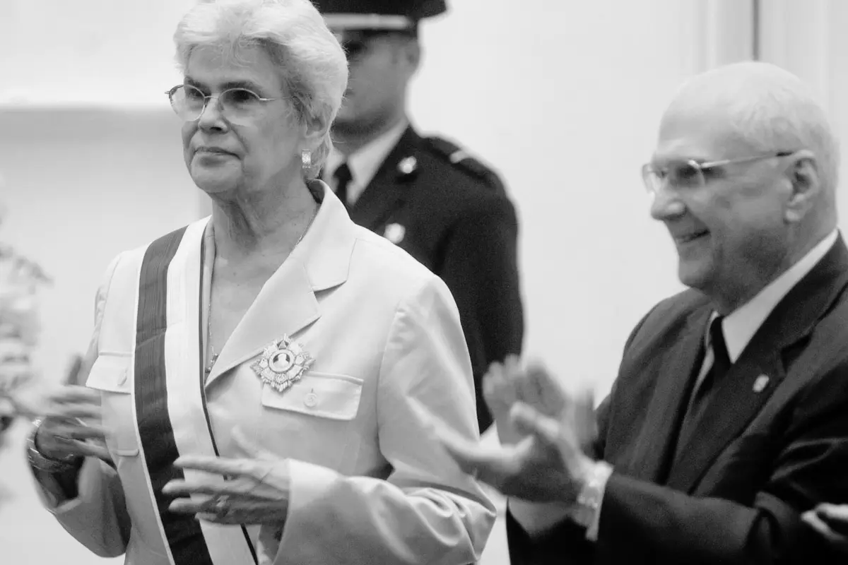 Cancillería destacó que Violeta Barrios de Chamorro fue la primera jefa de Estado de las Américas., Redes sociales.