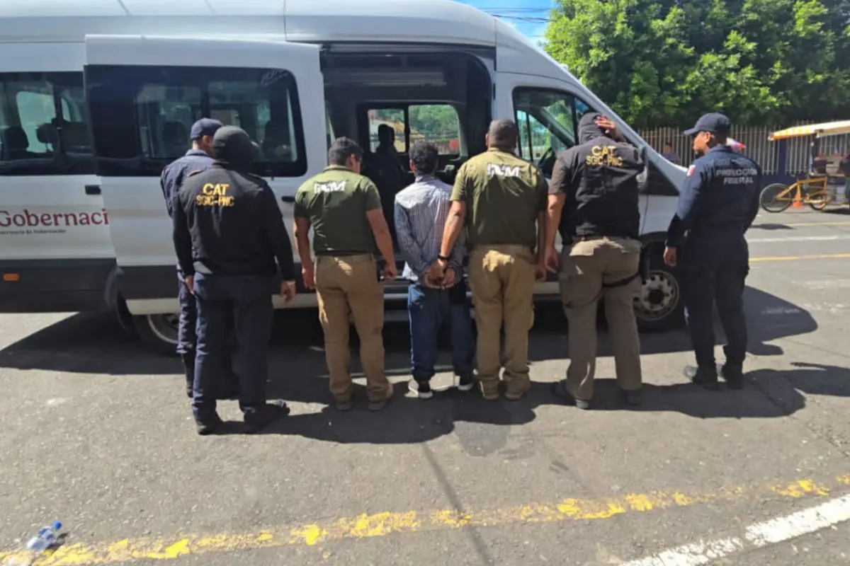 El detenido fue entregado a la PNC de El Salvador., PNC de Guatemala.