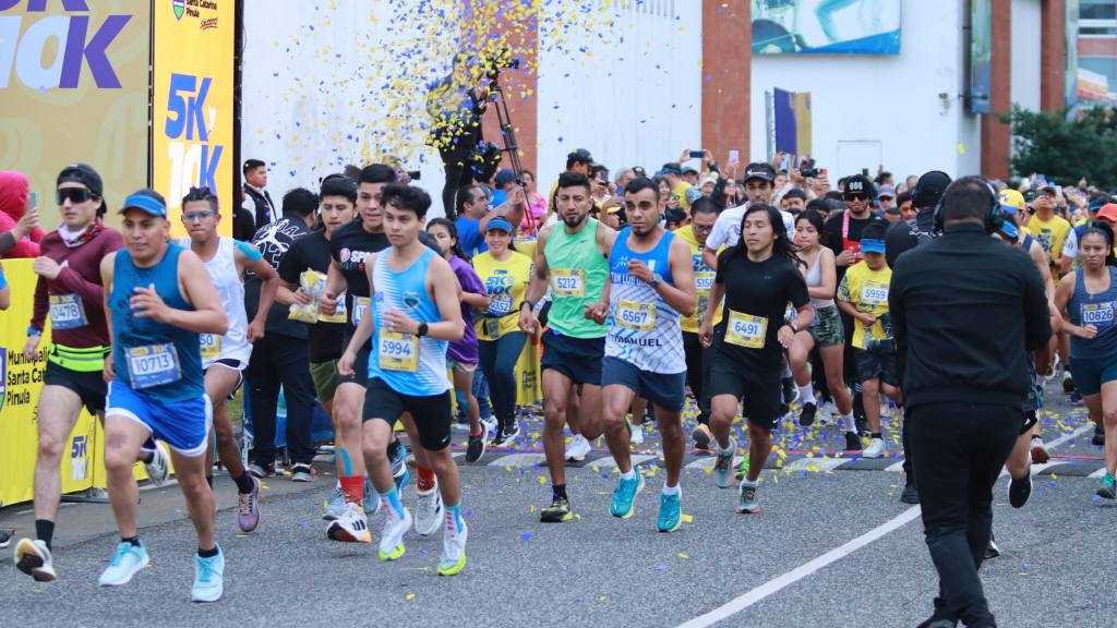 Santa Catarina Pinula vivió una jornada especial con la realización de la cuarta edición de la Carrera Familiar 5 y 10K | Alex Meoño