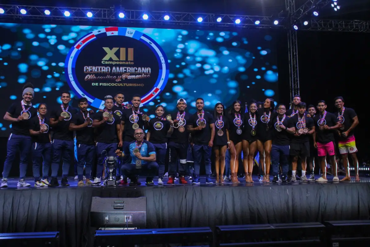 Guatemala se quedó con el primer lugar del XII Campeonato Centroamericano de Fisicoculturismo 