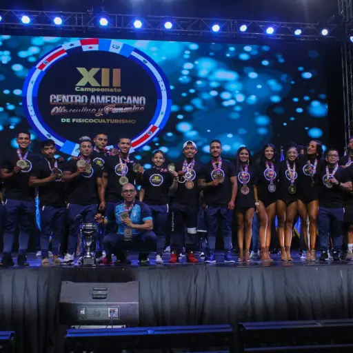 Guatemala se quedó con el primer lugar del XII Campeonato Centroamericano de Fisicoculturismo 