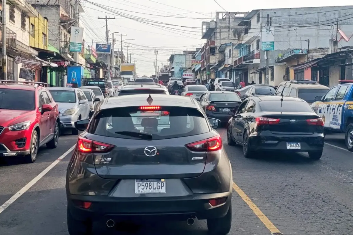 Tráfico en Villa Nueva, PMT de Villa Nueva