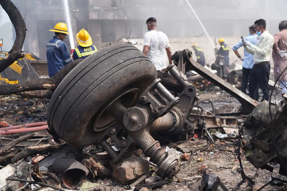Accidente de avión en India, junio 2025, EFE