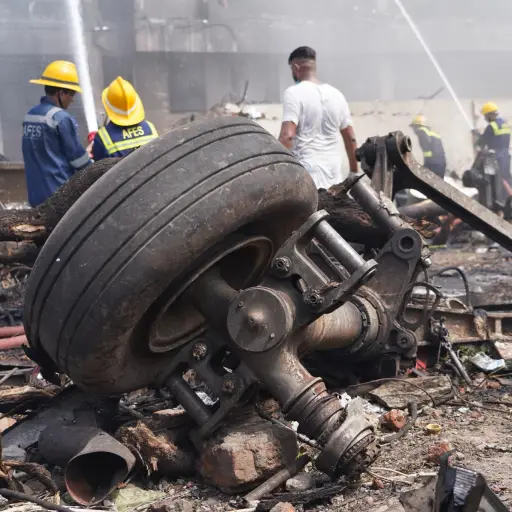 Accidente de avión en India, junio 2025 ,EFE