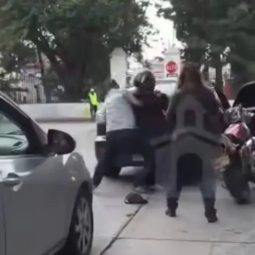 Escalada de violencia ,Captura de pantalla video X.