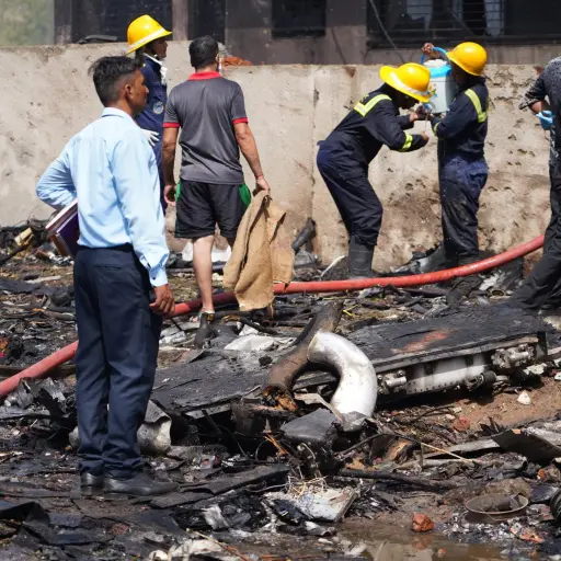 Accidente de avión en India, junio 2025 ,EFE