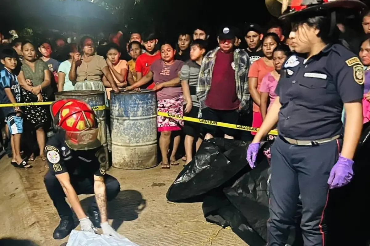 En el lugar del ataque se confirmó el fallecimiento del menor., Bomberos Municipales Departamentales
