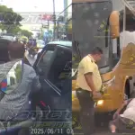 Enfrentamientos viales se vuelven virales en Ciudad de Guatemala. ,Redes sociales