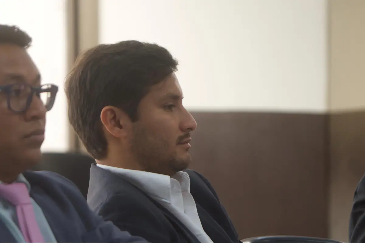 El abogado Eduardo Masaya, señalado en el caso Semilla, durante una audiencia., Omar Solís/Emisoras Unidas