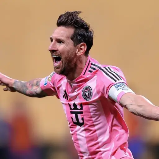 Lionel Messi celebrando golazo ante Porto en el Mundial de Clubes 