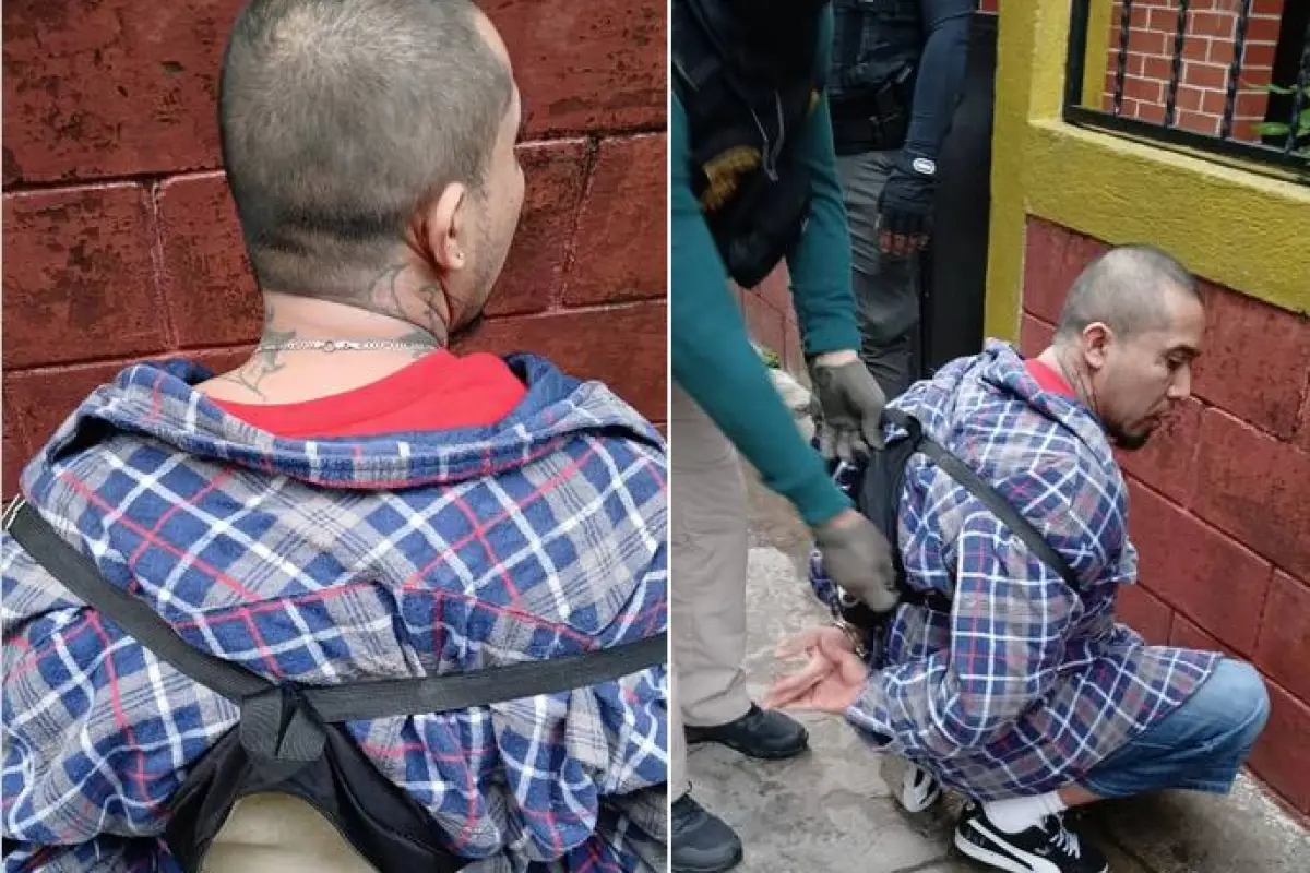 Alias “Slow” portaba un arma de fuego al momento de ser detenido., PNC