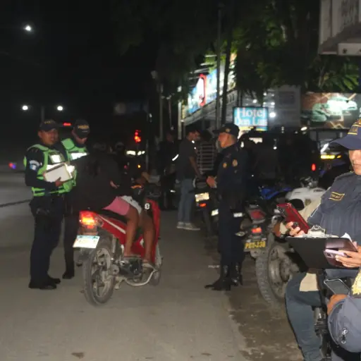 Los operativos contra las carreras clandestinas llegaron a dos municipios del departamento de Petén. ,PNC de Guatemala.