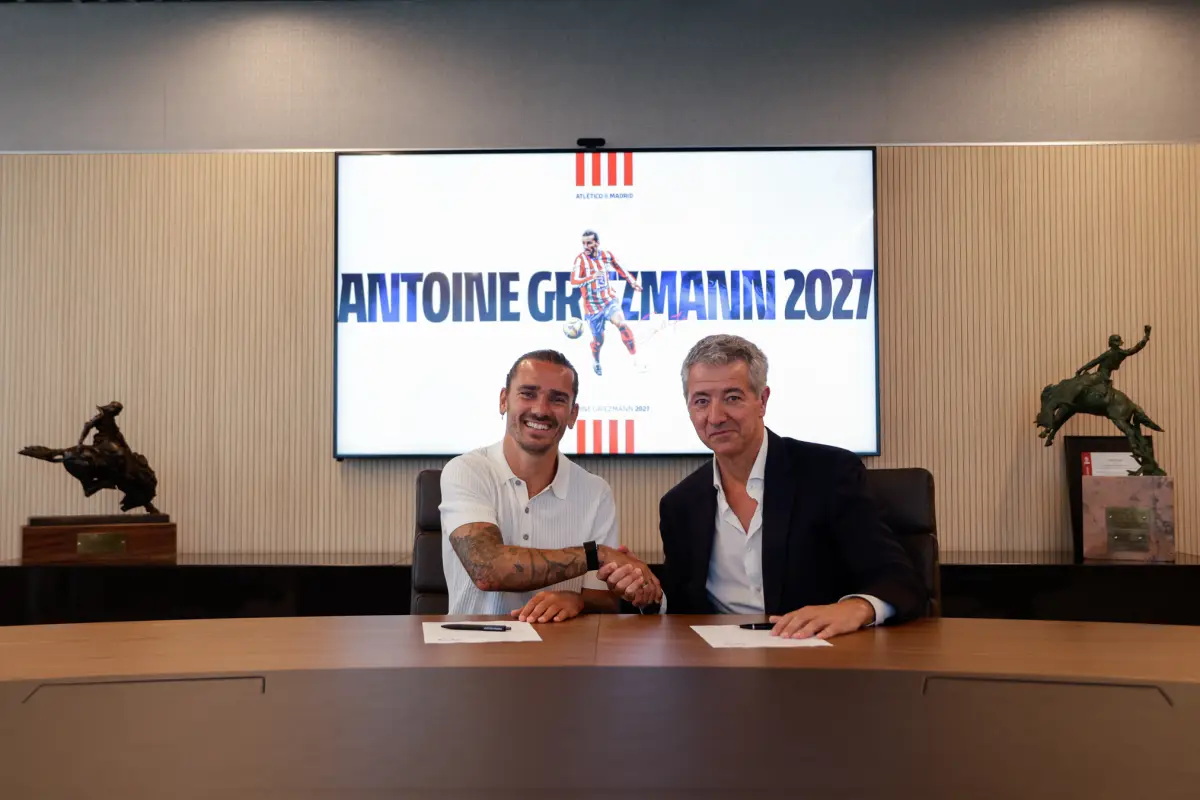Antoine Griezmann renueva contrato con el Atlético de Madrid - Atlético de Madrid