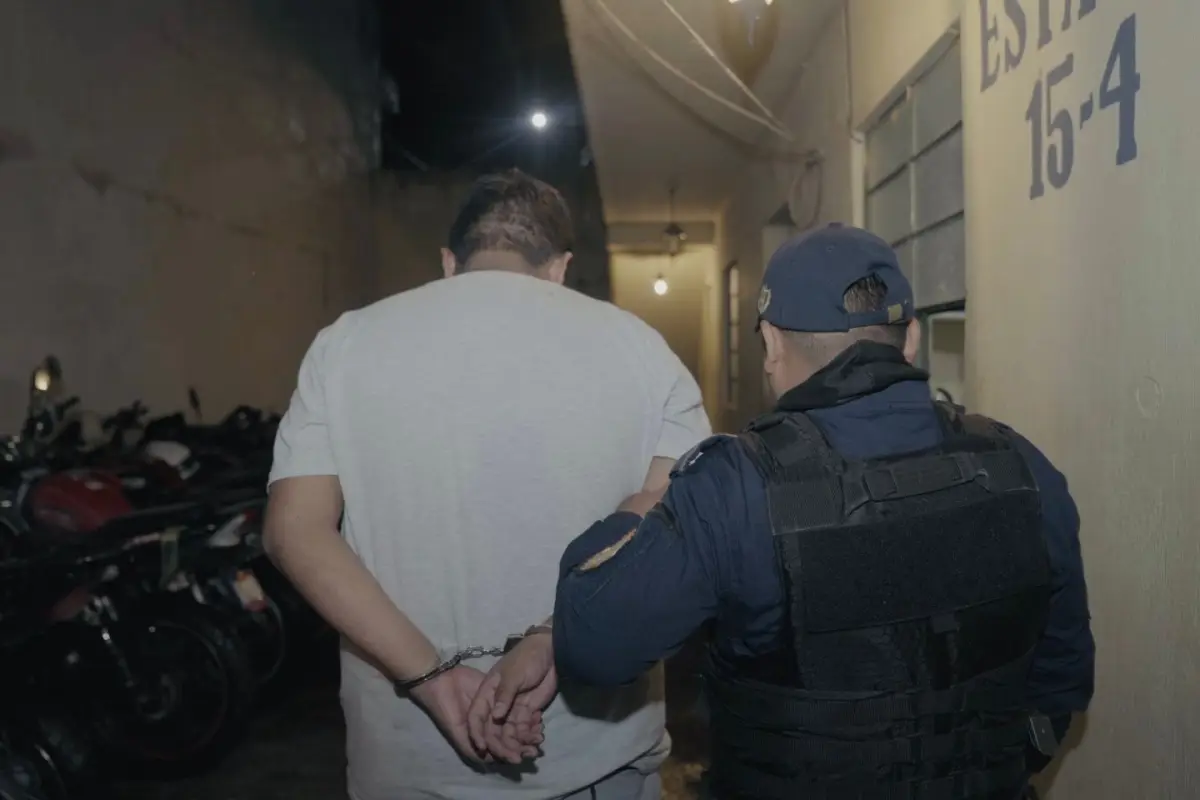 El sospechoso de atropellar a los policías fue detenido de inmediato por las fuerzas de seguridad., PNC