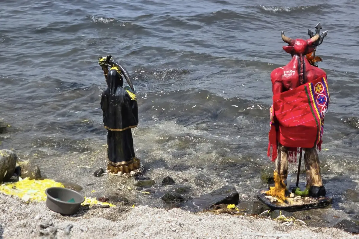 Expulsan a grupo por ritual satánico en orilla del lago Atitlán., Cocode Chuasanahí