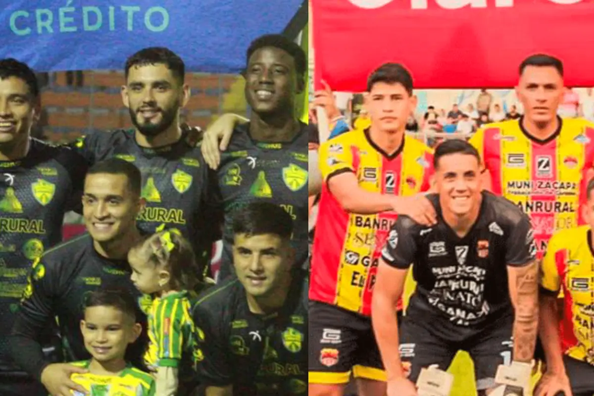 Xinabajul y Deportivo Zacapa, los descendidos en la temporada 2024-2025. 