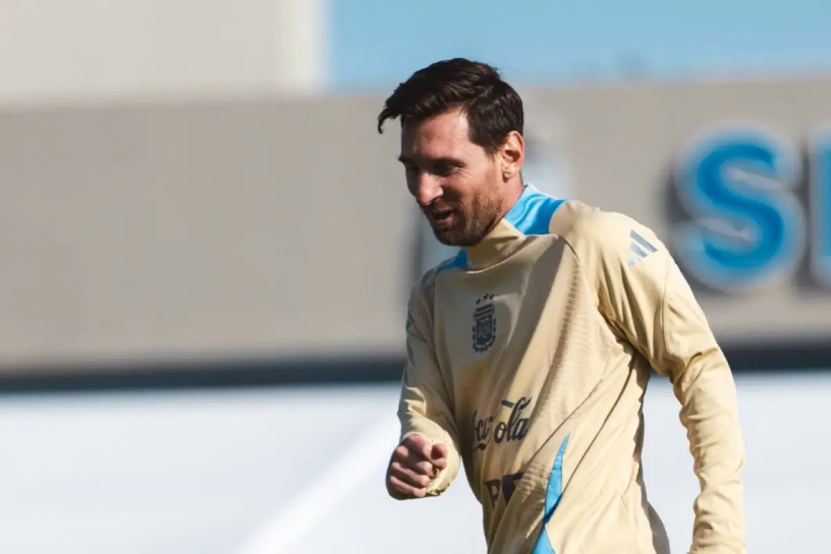 Lionel Messi se suma a los trabajos de la Selección de Argentina 