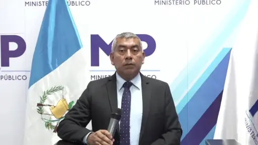 El jefe de la FECI, Rafael Curruchiche. ,Archivo: Ministerio Público