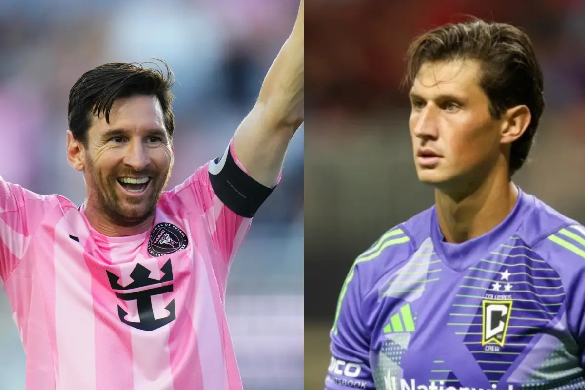 Lionel Messi le hizo dos goles a Nicholas Hagen 