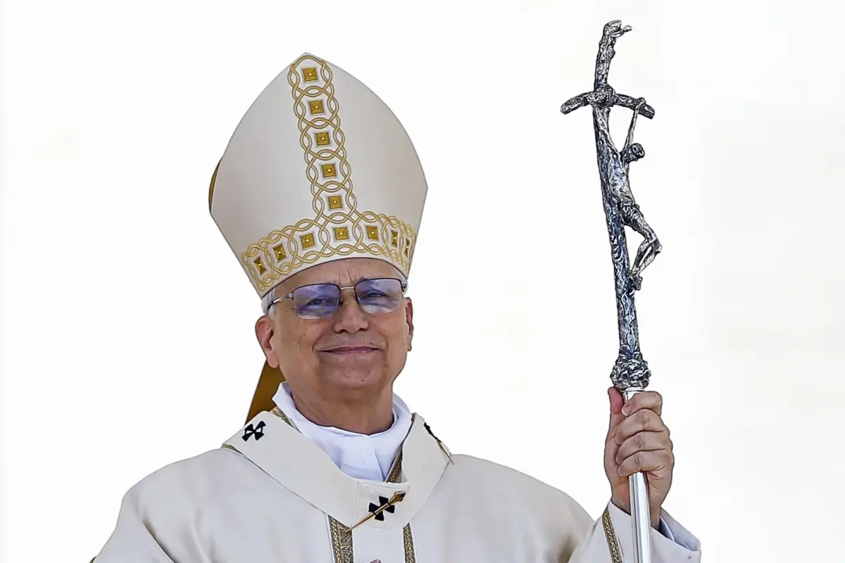 VATICAN CITY (Vatican City State (Holy See)), 01/06/2025, - León XIV durante la misa dedicada a las familias, los niños y los ancianos